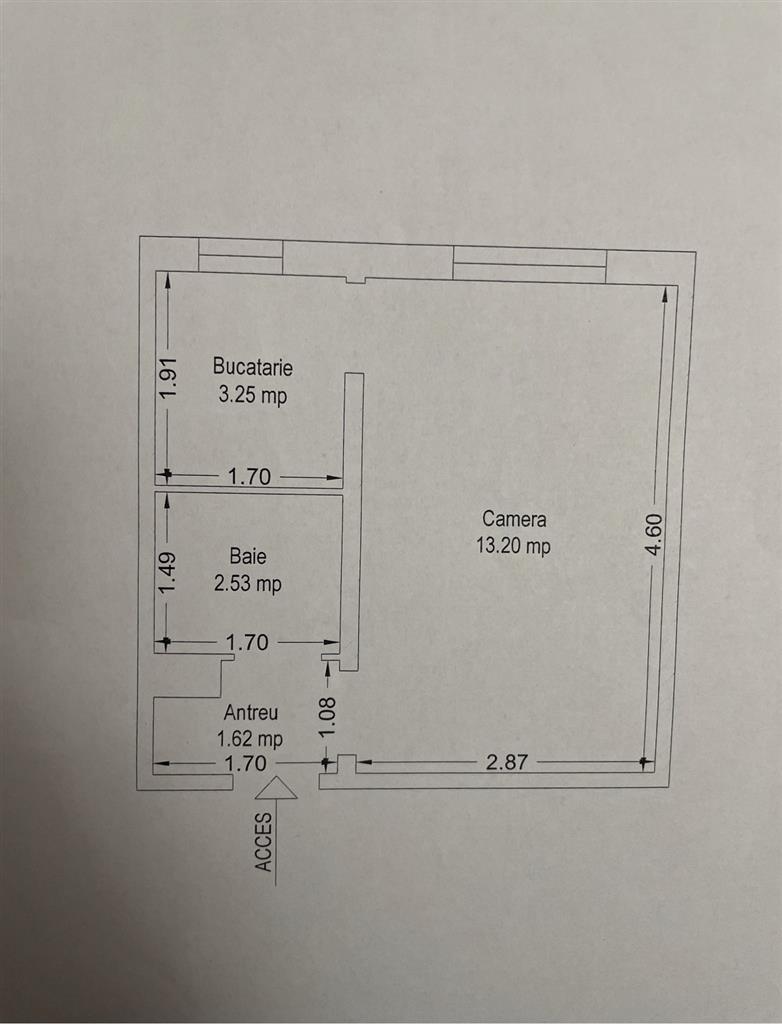 Mobilata si utilata la etaj 2 in Complexul Studentesc