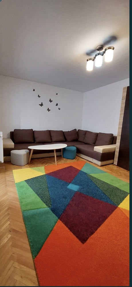 2 camere, decomandat, centrala termica, 2 balcoane, mobilat si utilat!