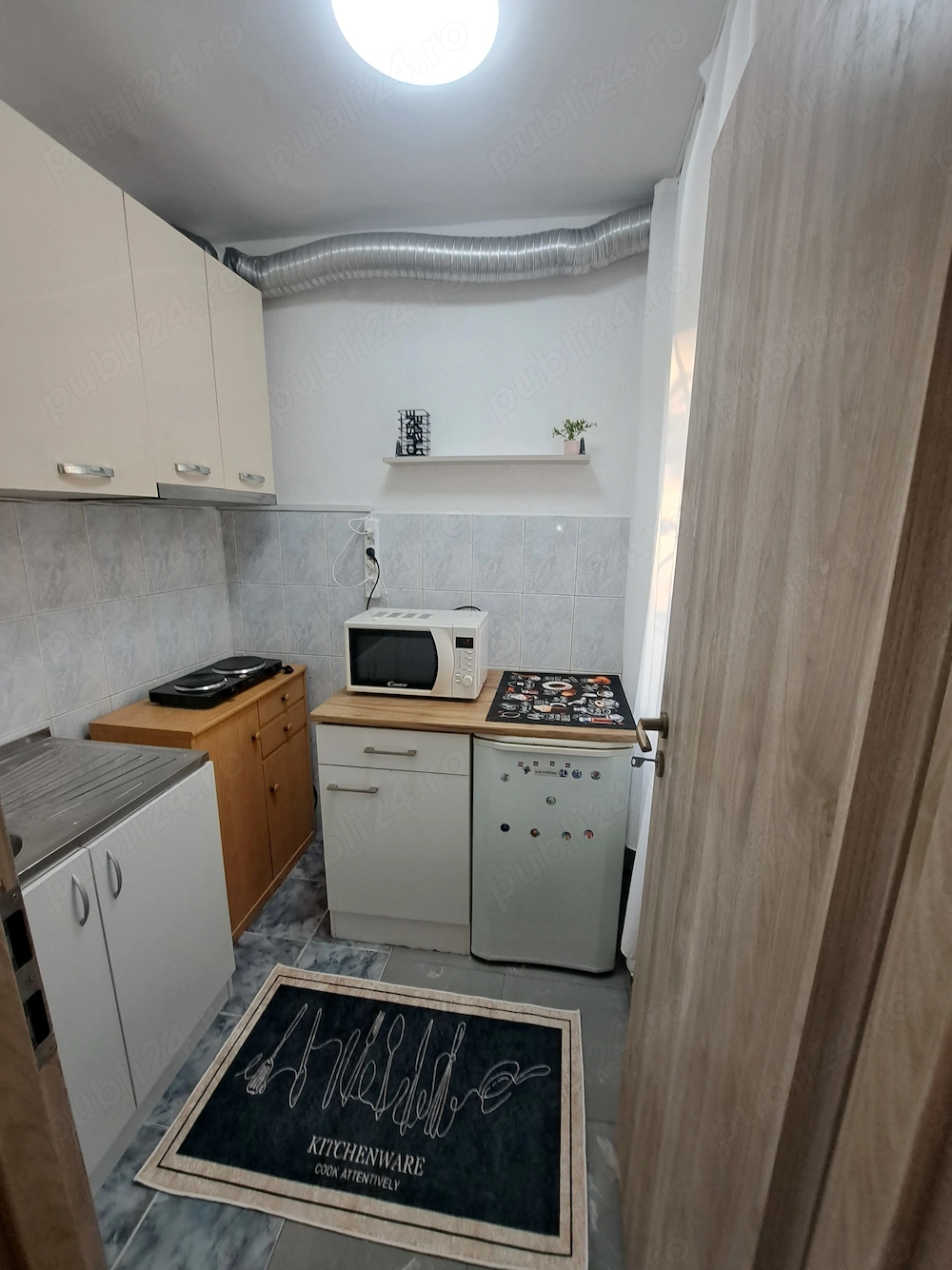Mobilată si utilata cu baie și bucatarie din constructie