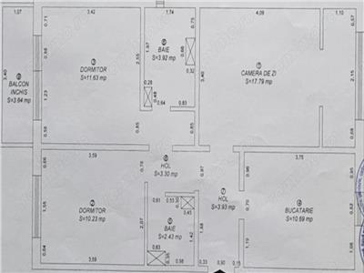 Mobilat si utilat cu 2 bai