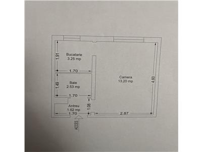 Mobilata si utilata la etaj 2 in Complexul Studentesc