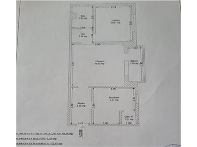 Mobilat si utilat in bloc anvelopat aproape de Iulius Mall