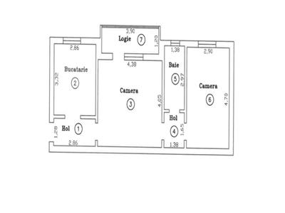 Mobilat si utilat la etajul 2 linga Iulius Mall