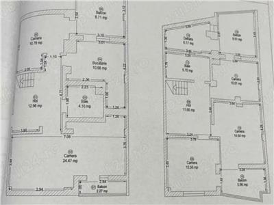 Apartament cu scara interioara linga Casa Tineretului